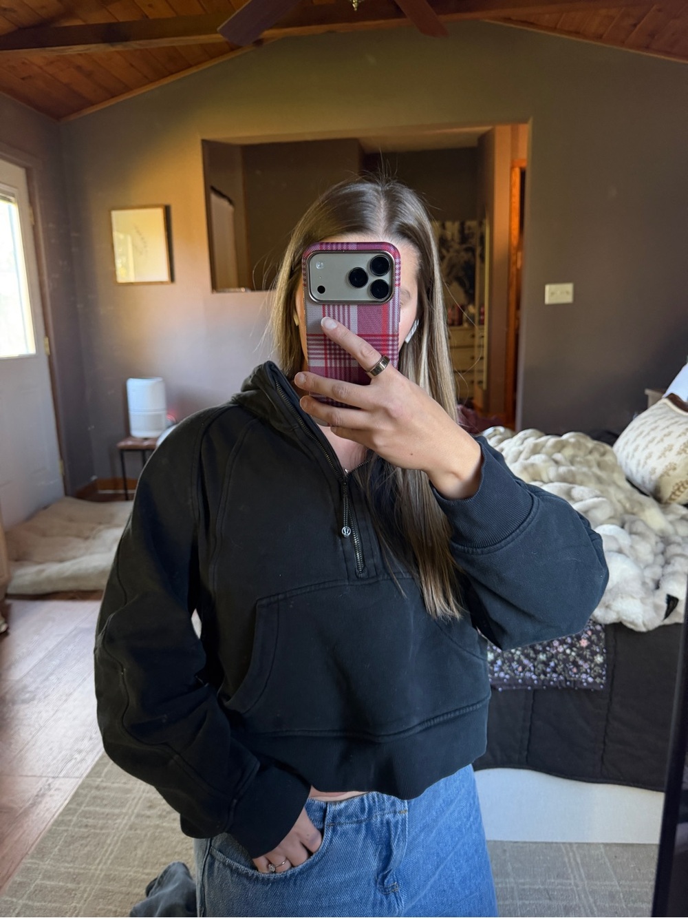 Women's Lululemon Scuba Half-Zip Pullover Hoodie Sweater